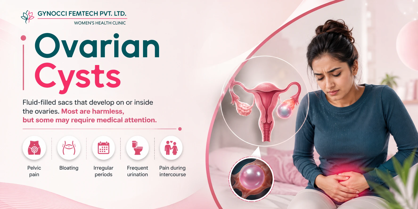 Ovarian Cysts - Types, Symptoms and Treatment in Ayurveda